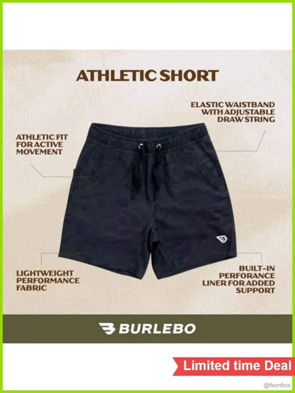 Men's Athletic Shorts with Liner, Quick-Dry 7